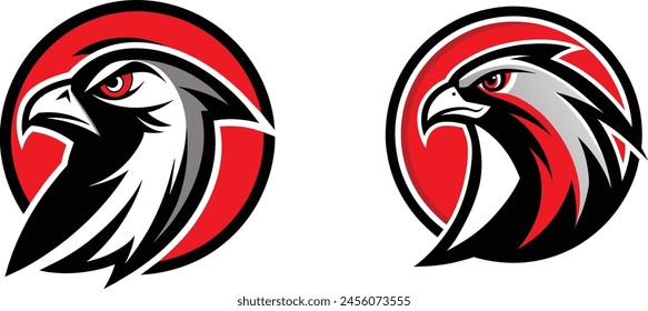 falcon bird vector illustration. It's an editable file.