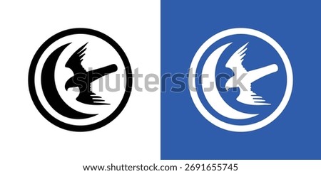 Falcon Crescent Moon House Arryn Eyrie Vale
Icon Symbol Sigil Badge Banner Flag