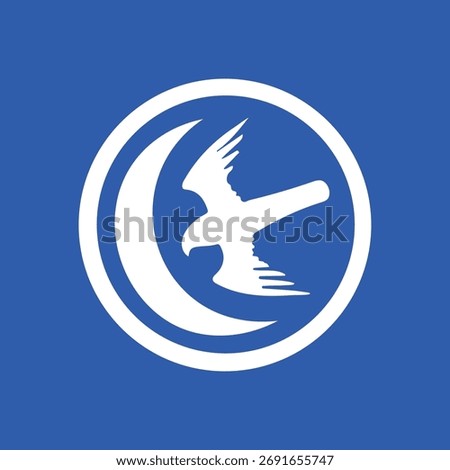 Falcon Crescent Moon House Arryn Eyrie Vale
Icon Symbol Sigil Badge Banner Flag