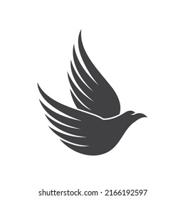 Diseño del logotipo de la ilustración del ave del ave del halcón