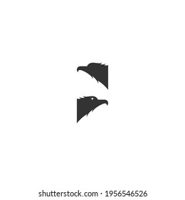 Falcon, Eagle Bird Logo Icon Design Vector Template