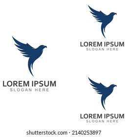 Falcon Eagle Bird logo and symbol illustration