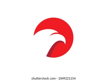 Falcon Eagle Bird Logo Template vector icon