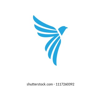 Falcon Eagle Bird Logo Template vector icon