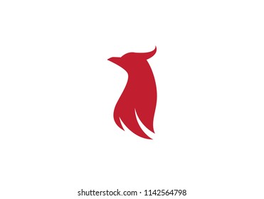 Falcon Eagle Bird Logo Template vector icon