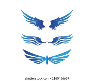 Falcon Eagle Bird Logo Template vector icon
