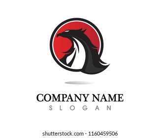 Falcon Eagle Bird Logo Template vector icon
