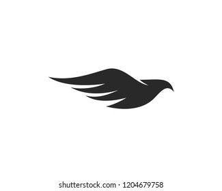 Falcon Eagle Bird Logo Template vector icon