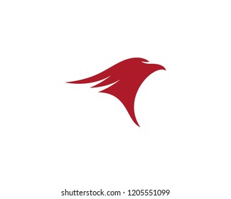 Falcon Eagle Bird Logo Template vector icon
