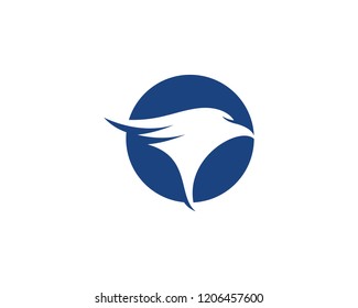 Falcon Eagle Bird Logo Template vector icon