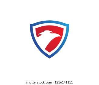 Falcon Eagle Bird Logo Template vector icon