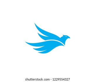 Falcon Eagle Bird Logo Template vector icon