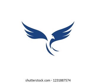 Falcon Eagle Bird Logo Template vector icon