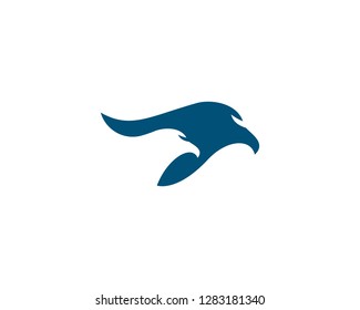 Falcon Eagle Bird Logo Template vector icon
