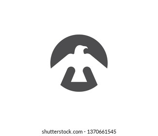 Falcon Eagle Bird Logo Template vector