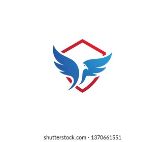 Falcon Eagle Bird Logo Template vector