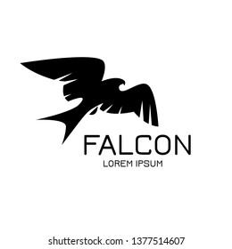 Falcon Eagle Bird Logo Template vector icon