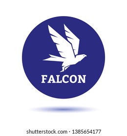 Falcon Eagle Bird Logo Template vector icon