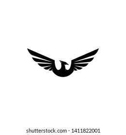 Falcon Eagle Bird Logo Template vector icon
