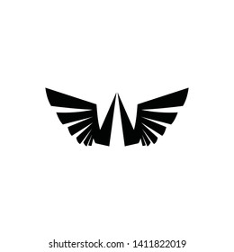 Falcon Eagle Bird Logo Template vector icon
