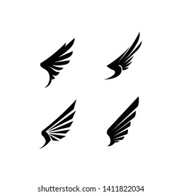 Falcon Eagle Bird Logo Template vector icon
