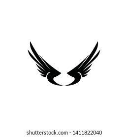Falcon Eagle Bird Logo Template vector icon
