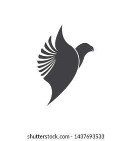 Falcon Eagle Bird Logo Template vector icon