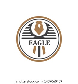 Falcon Eagle Bird Logo Template vector icon