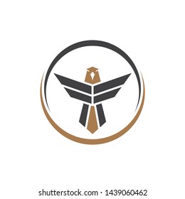 Falcon Eagle Bird Logo Template vector icon