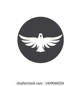 Falcon Eagle Bird Logo Template vector icon
