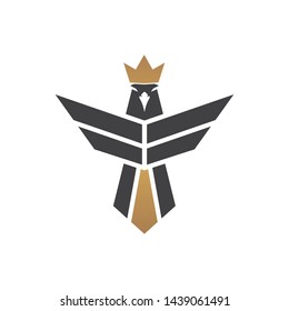 Falcon Eagle Bird Logo Template vector icon