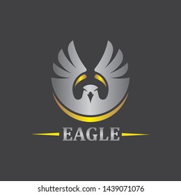 Falcon Eagle Bird Logo Template vector icon