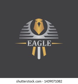 Falcon Eagle Bird Logo Template vector icon