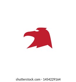 Falcon Eagle Bird Logo Template vector icon
