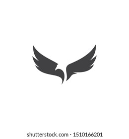 Falcon Eagle Bird Logo Template vector icon