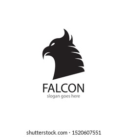 falcon eagle bird logo template vector