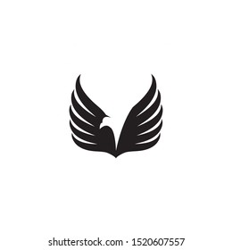 falcon eagle bird logo template vector