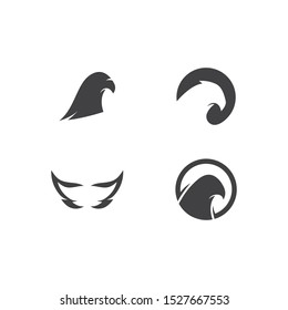 Falcon Eagle Bird Logo Template vector