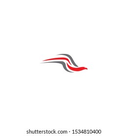 falcon eagle bird logo template vector
