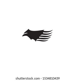 falcon eagle bird logo template vector