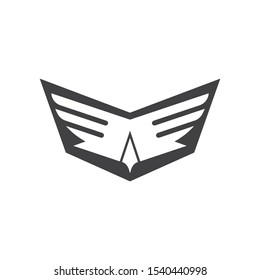 Falcon Eagle Bird Logo Template vector icon