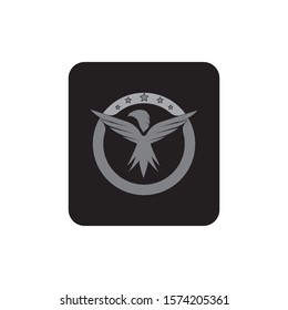 Falcon Eagle Bird Logo Template vector icon