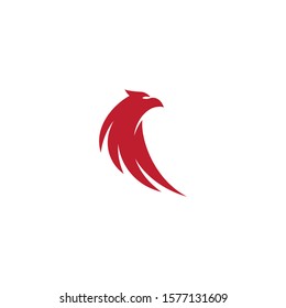 Falcon Eagle Bird Logo Template vector