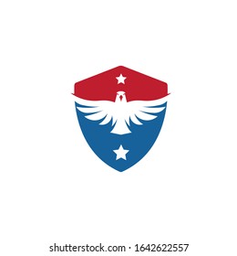 Falcon Eagle Bird Logo Template vector icon