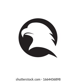 Falcon Eagle Bird Logo Template vector icon