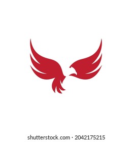 Falcon Eagle Bird Logo Template vector