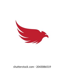 Falcon Eagle Bird Logo Template vector