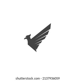 Falcon Eagle Bird Logo Template vector icon