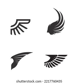 Falcon Eagle Bird Logo Template Vector Icon