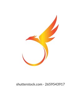 Falcon Eagle Vogel Logo Vorlage Vektorsymbol Illustration Design. Fliegender Vogel-Logo-Design